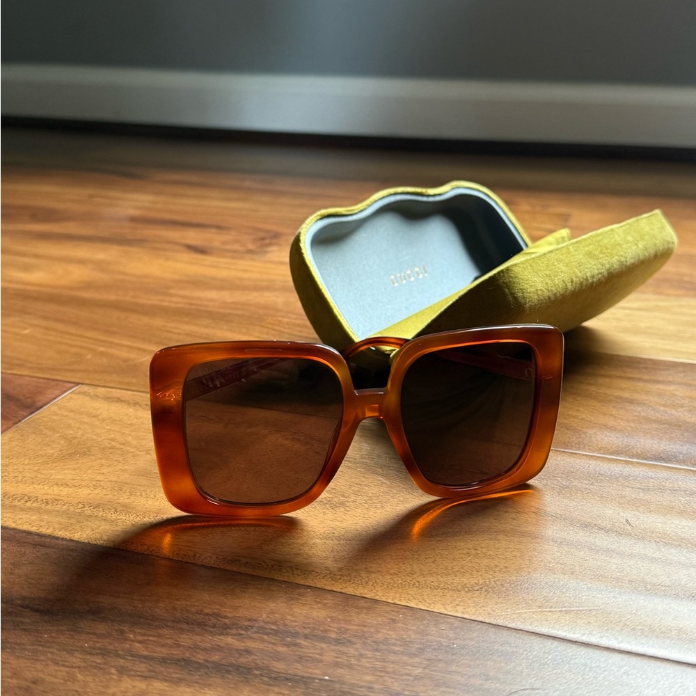 Gucci Square Sunglasses with Case